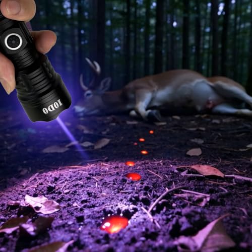 Ausbond Blood Tracking Light for Hunting Deer with Special Filter Make The Blood Trail Highlighted Easy to Wounded Prey Essential Tool for Hunter Gifts (Blood Tracking Light for Hunting)