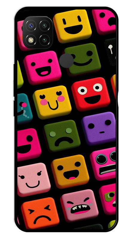 TUKON | Compatible for Poco C31 Mobile Phone Back Cover case for Metal | for Boys Girls |Roblox Faces Design Printed Soft Rubber Sides with Camera Protection Toy Review India (Iknoor World )