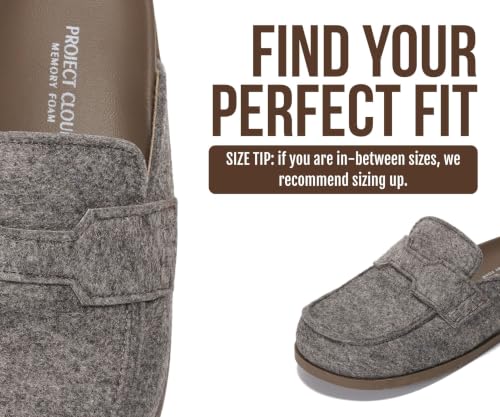 Image of Project Cloud 100% Genuine Leather Womens Clogs - Plush & Soft Insole with Arch Support Non Slip Mules & Clogs for Women Footwear - Water Resistant Women Shoes (Foamy)