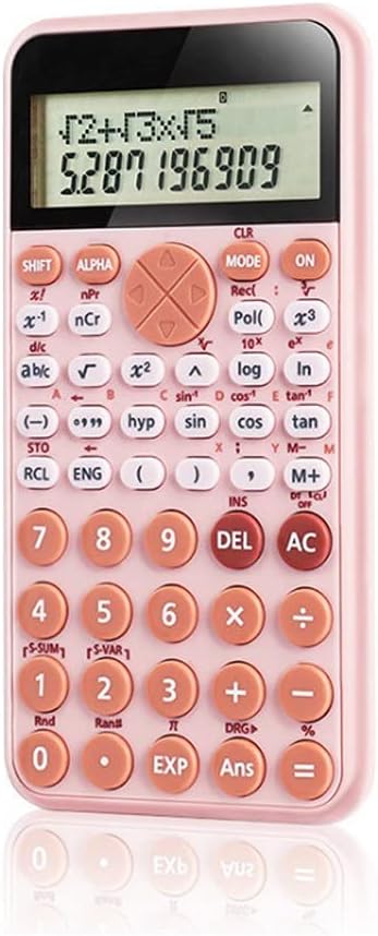New Science Function Big Large Screen Calculator 240 Functions Solar and Battery Two Ways Power Fraction Hyperbolic for Students(E)