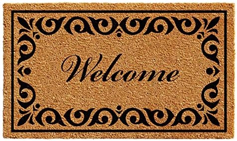 Calloway Mills 102242436 Breaux Welcome Doormat, 24" x 36", Natur...