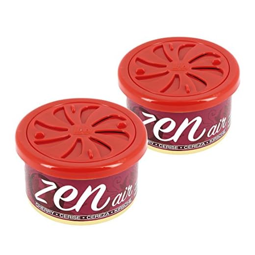 Zen Air ZAIRCH2 Ambientador para Coche, Cereza, Set de 2