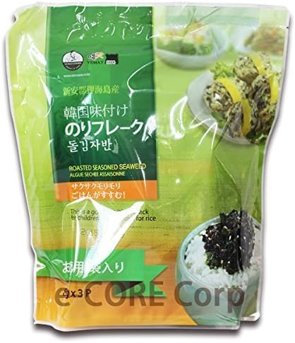 Value pack 3 bags Korea seasoned seaweed flakes 80gx3 bags
