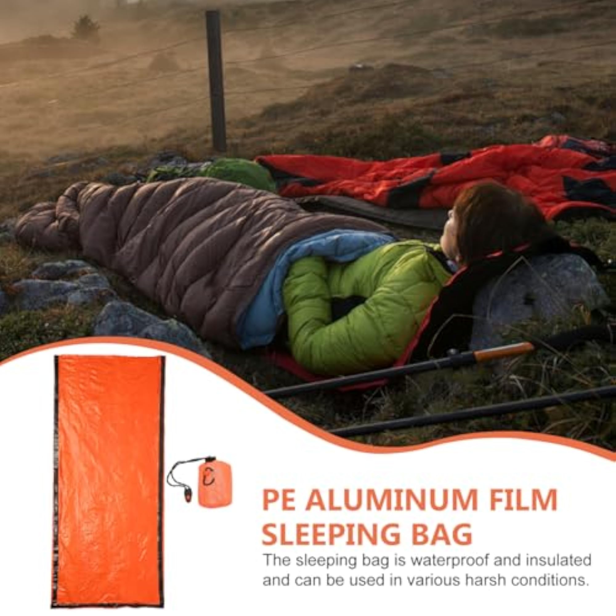 Portable Emergency Sleeping Bag with Storage Bag