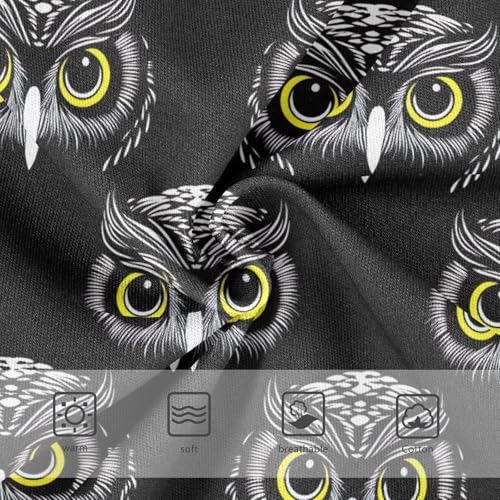 Joisal Cool Owls Eyes Black Girls Underwear Toddlers 2t Cotton Girl Panties Cute Print Undies Kids Briefs3