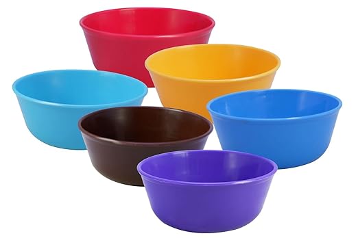 Sigma 500 Microwave Safe Multipurpose Bowls, Set of 6, Violet Color