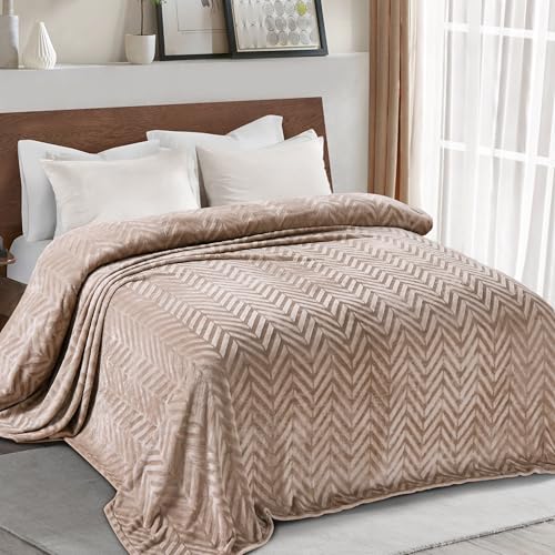 Whale Flotilla Blanket for Sofa, Soft Bed Blanket, Warm Fleece Fl...