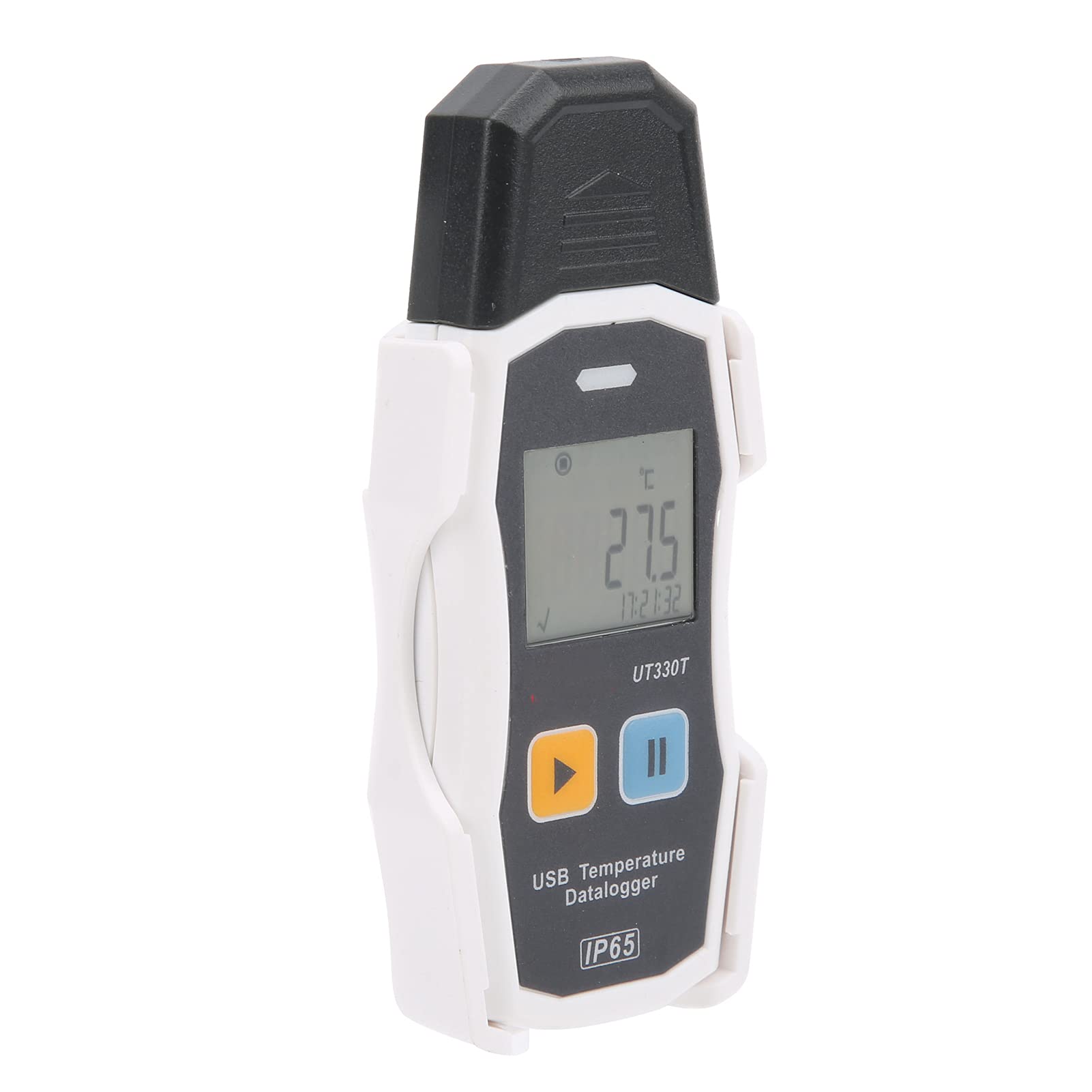 Ejoyous Enregistreur de Température UT330T Enregistreur de Température USB ABS 22 à 158 Fahrenheit 64000 Lectures IP65 Enregistrement de Données à Montage Mural pour les Utilisateurs de CVC de Chambre
