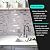 sanyeskkiy 10-Sheet Peel and Stick Backsplash Tile, PVC Mixed Meta,l Stick on Kitchen, Bathroom Vanities, Fireplace Décor, Laundry Table(11.2" X 12.7") (10, White Marble + Golden)