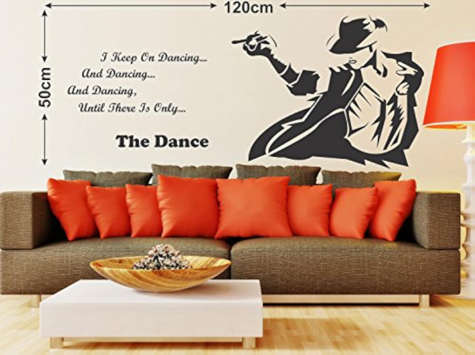 Michael Jackson Wall Stickers (Vinyl 120 cm x 50 cm)