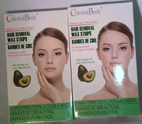 Celestial Body Hair Removal Wax Strips Set of 2