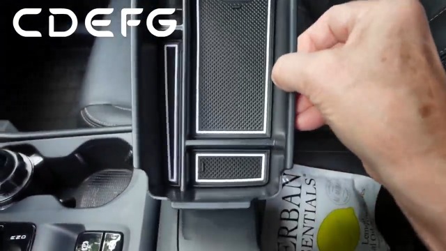 Organizer Console Centrale Per Volvo XC40 E C40 2018-2024 | Portaoggetti Con Divisori E Antiscivolo - Foto 3