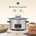 Crockpot Sizzle & Stew Digital Slow Cooker | 6,5 L (8+ Personen) | Abnehmbare induktionsgeeignete Schüssel für Fleisch und Gemüse | EU 2 Pin Stecker | Edelstahl [CSC112X]