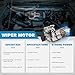 E-Vniko Windshield Wiper Motor Compatible with Chevrolet, GMC, Dodge, Chrysler, Buick, Pontiac Saturn,Traverse, Acadia, Journey, 200, Enclave, Avenger, Sebring Replace Front Wiper Motor 12335832
