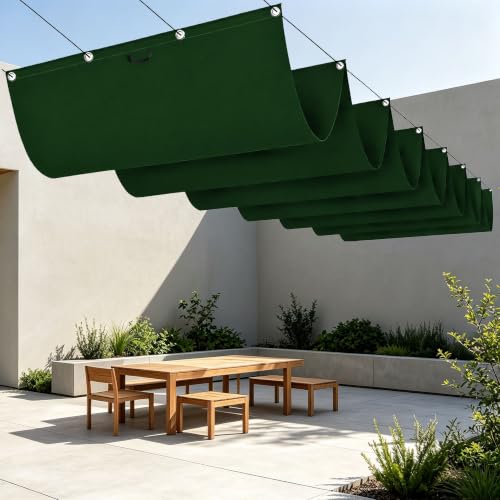 Toile ombrage extérieur imperméable résistant à l'eau pour grand patio