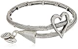 Alex and Ani Cupid's Arrow Rafaelian Silver Wrap Bracelet