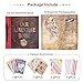 XiongXiong Large Our Adventure Book 60 Pages 12x12 Inch Scrapbook Photo Album,Retro Embossed Hardcover Travel Diary Journal Scrap Book For Couples,Memory Book For Anniversary Wedding,Mother's Day gift