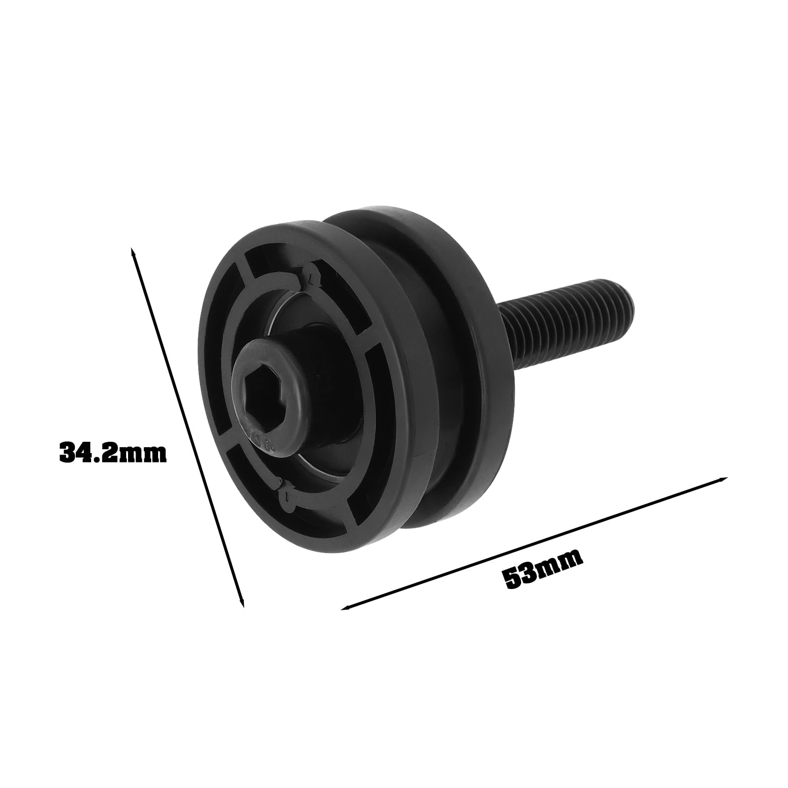 VGOL 2Pcs Tile Saw Table Roller Assembly Replacement OE:305784005 306784001 Compatible with Ridgid R4030 R4031 R4030S R4031S R40311 - Image 4