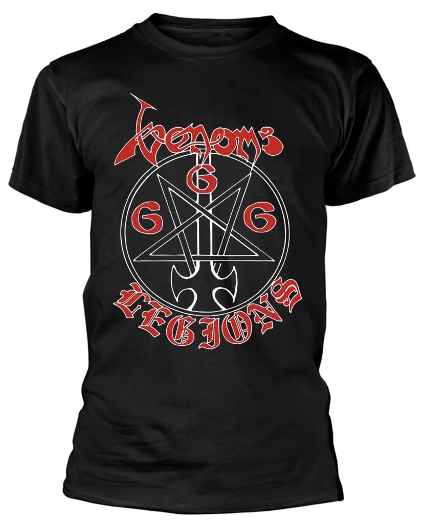 Razamataz Unisex Black Venom 'Venom's Legions' Short Sleeve T-Shirt (Uk, Alpha, M, Regular, Regular, )