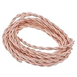 Fil recouvert de tissu - c'est un cordon pour votre lampe steampunk, votre lampe vintage, votre ventilateur antique, votre éclairage minimaliste, etc., fil flexible.