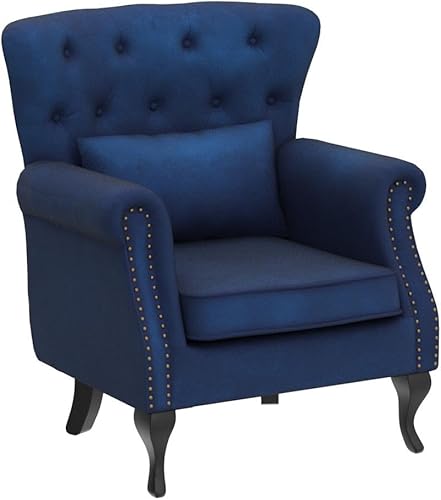 Miniatura 13 de Sillas de lectura Accent Midcentury - Sofá esquinero moderno y cómodo con respaldo copetudo para sala de estar, dormitorio, sala de recepción,