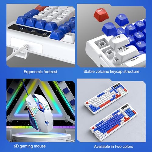 Teclado Gamer Compacto Guiheng Conectividad USB miniatura 5