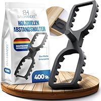 Bauhandel24-400 Stück Terrassendielen Abstandhalter 7 mm Fugenbreite, gleichmäßige Fugen bei Holzterrassen, Terrassenbau Distanzhalter