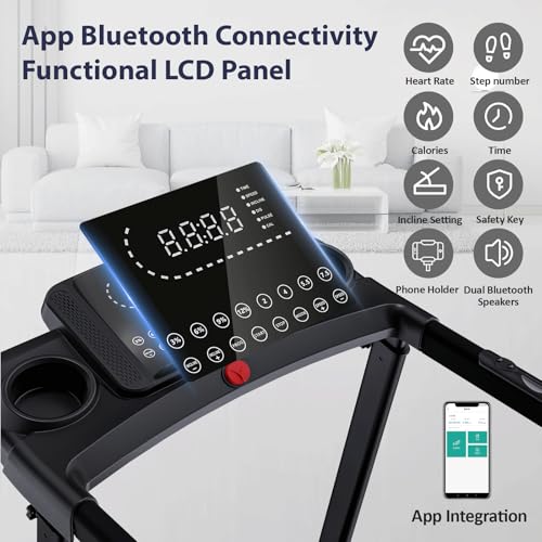 Folding Treadmill with Auto Incline