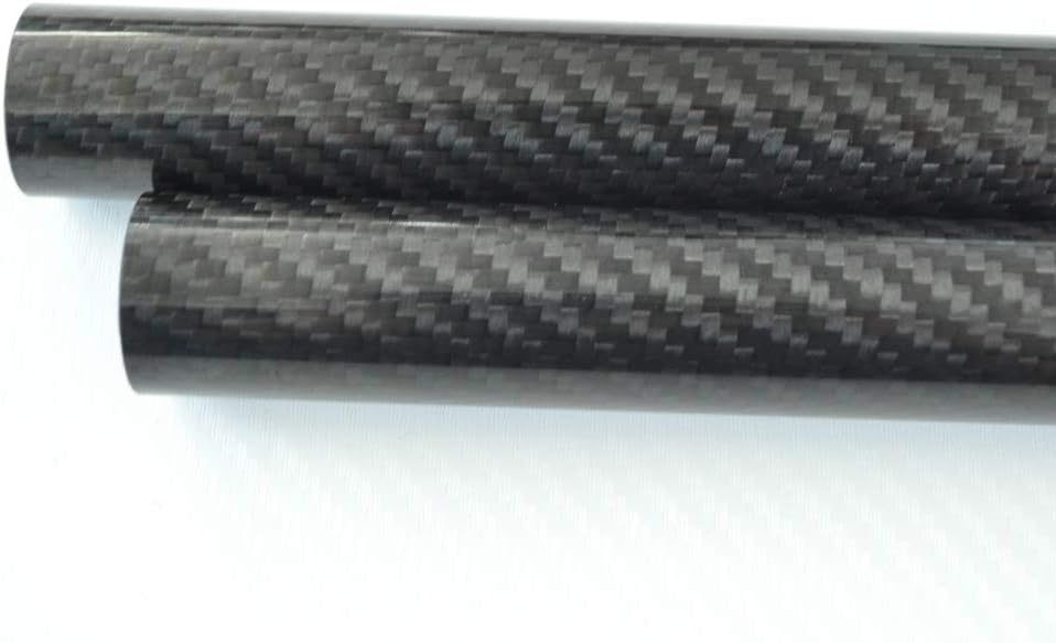 1PCS Carbon Fiber Tube 34mm OD 32mm ID 1000mm Length,3k Glossy Twill. High-Strength Lightweight Aerospace-Grade Tubing for RC Drones, Bicycles, Robotics & Industrial Use