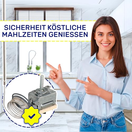 Thermostat für Backofen 299°C mit dem Originalcode 8032828 8040983 für Amica 55.17069.140 für Ego - Garantie 10 Jahre - MONTERAL