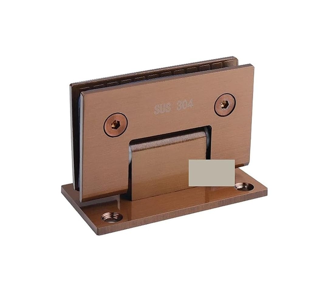 2Pcs 180 Degrees Stainless Steel Frameless Glass Door Hinge