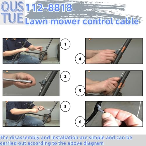 OUSTUE 112-8818 Brake Cable - Installation Guide