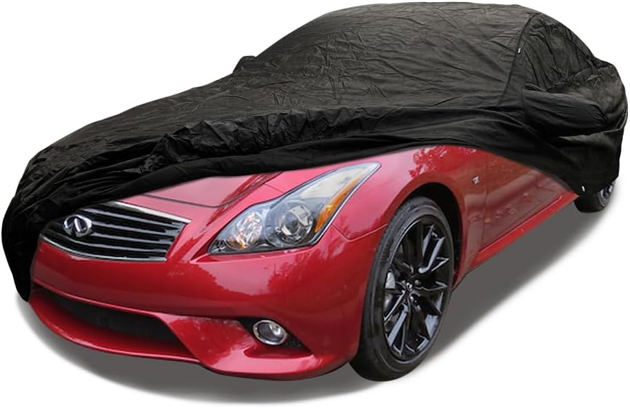 CarsCover Custom Fit 2008-2015 Infiniti G37 / Q60 / Q60 IPL Coupe Car Cover Black Covers