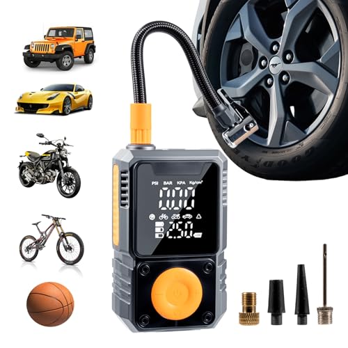 Fulperitycon Portable Tire Inflator, 150PSI Cordless Air Pump for Fast