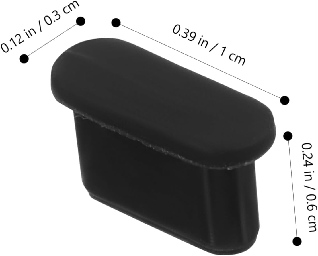6pcs Type-c Dust Plugs for Remote Control Flexible Protective Covers and Easy to Install Caps for Charging Port image 5
