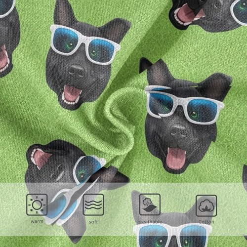 Joisal Cotton Girls Underwear Toddlers Black Dogs Smile Cute Panties Girl Stylish Kids Undies Briefs 2t3