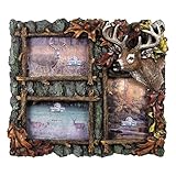River's Edge Products 3 Picture Deer Frame