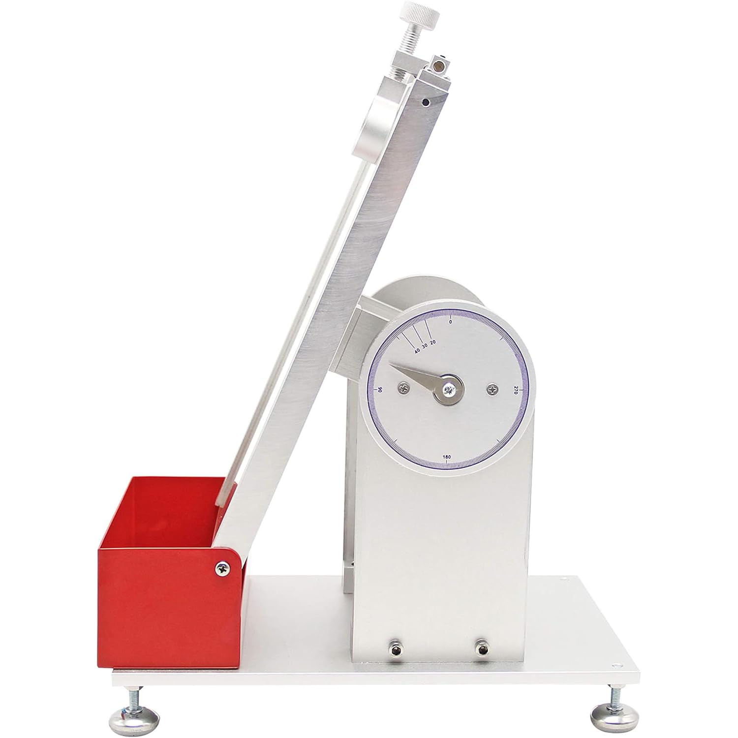 Tester per puntine adesive con angolo regolabile e sfere in acciaio per misurazioni accurate su nastri, adesivi ed etichette