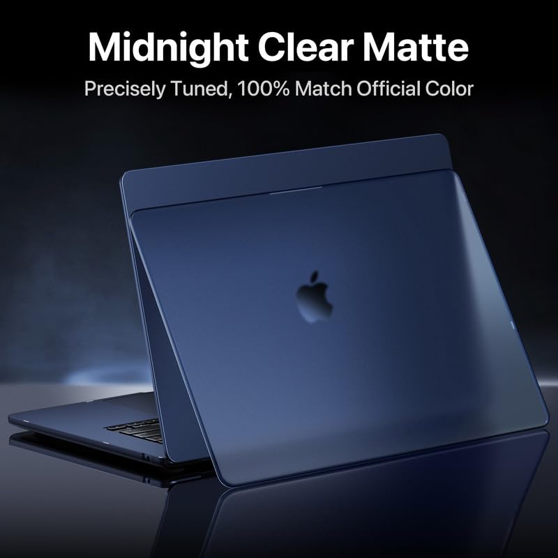Image of Soonjet for MacBook Air 13 Inch Case M5-M2 2026-2022, Hard Shell Cover