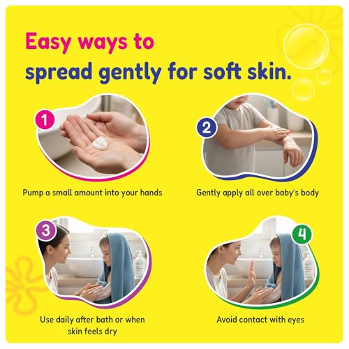 Image of Summer Body Lotion for Kids | Pediatrician Approved & 100% Vegan | Deep Hydration with Shea Butter & Aloe Vera | Non-Greasy Daily Skin Care for Sensitive Skin | 300ml