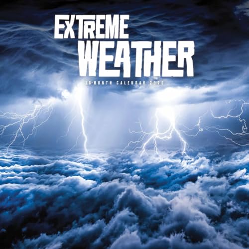 Carousel Calendars, Extreme Weather Special Value 2026 Wall Calendar, 12'' X 12'', 16-Month Calendar with Stapled Binding
