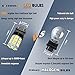 GIVEDOUA 3157 Led Bulb Super Bright 3156 3156A 3056 3057 4057 3157 4157 T25 Led Bulb for Brake Lights, Backup Reverse Lights,Tail Lights, 12V White, Pack of 4pcs