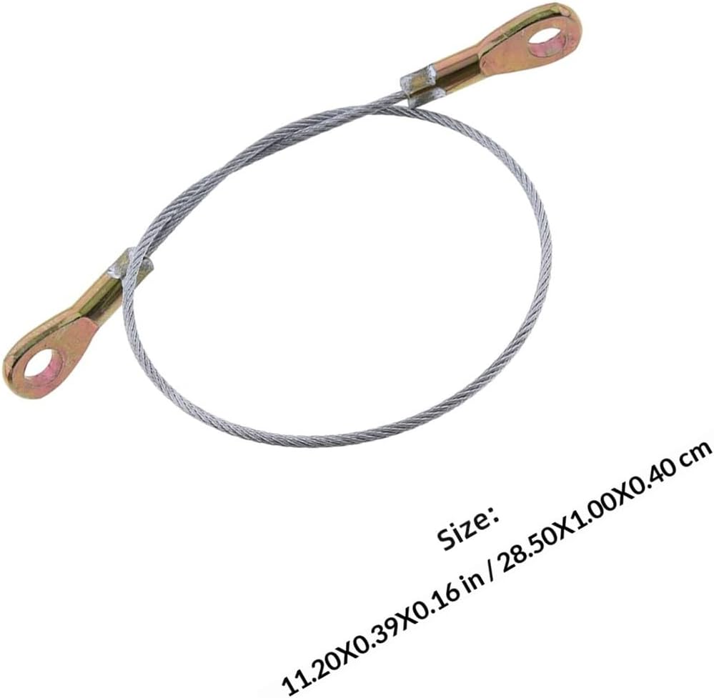 Abaodam 2pcs Tailgate Replacement Cable and Tailgate Cable Hook for Utility Vehicle Mule 3000 3010 3020 OEM 53045-1065 ATV Accessories Replacement