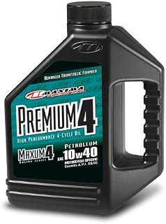Maxima (349128) Premium4 10W-40 Motorcycle Engine Oil - 1 Gallon Jug