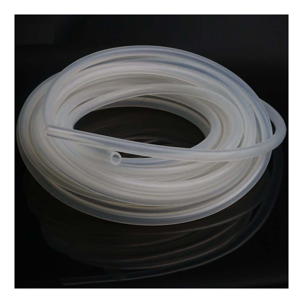 Silicone Tube, 10 12 16 18 20 25 31mm Food Grade Transparent Silicone Tube/hose, 1/2/3/4m Long Flexible Rubber Hose, 1PCS (Size : 2 Meters, Color : 25 x 31mm)