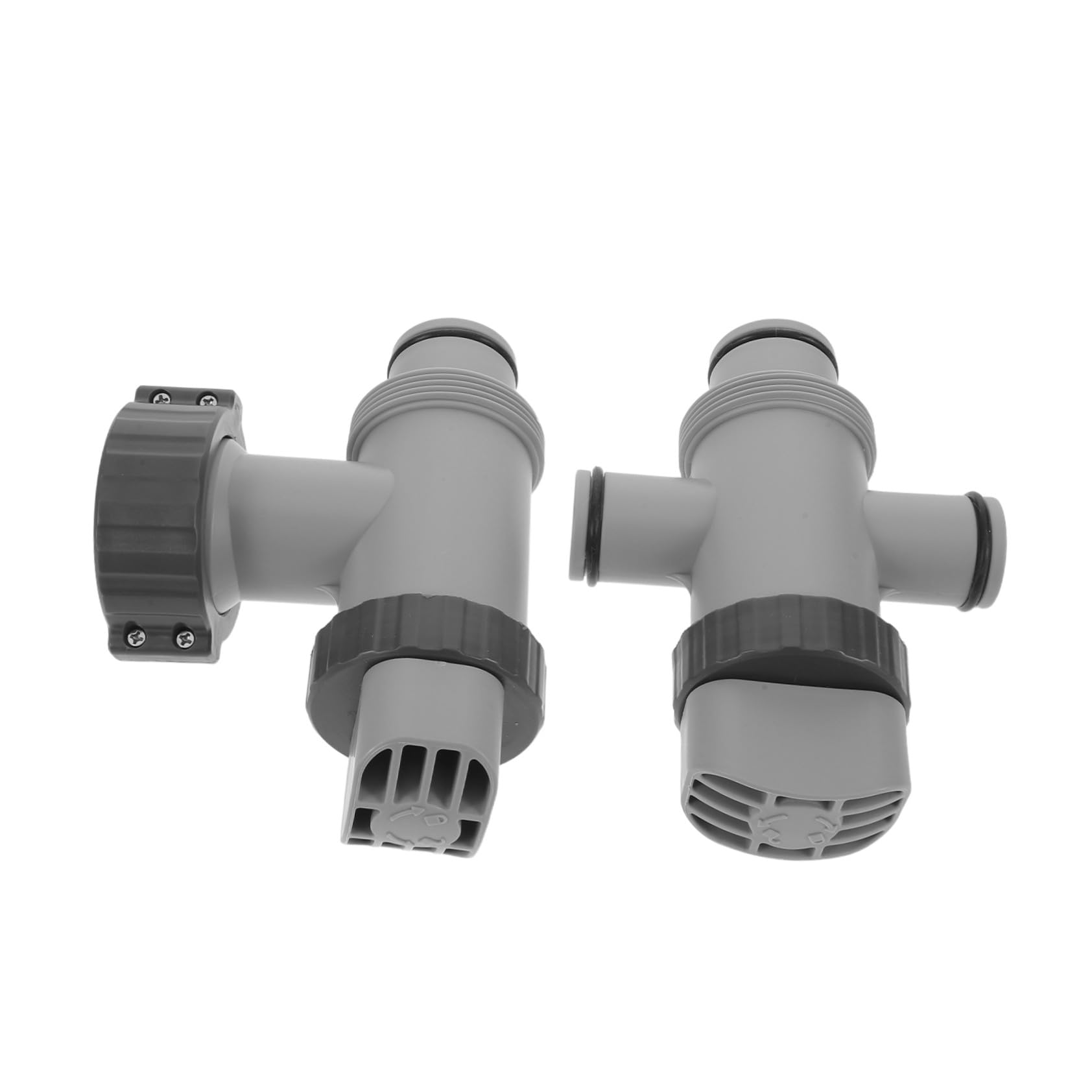 VILLCASE Conjunto de Válvulas de Émbolo para Piscina Kit de Mantenimiento con Conexión para Mangueras Válvula de Cierre Flexible para Filtro de Piscina Fácil Instalación y Larga Duración