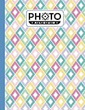  Photo Album: Rhombus Album, Large Photo Albums with Writing Space Memo, Extra Large Capacity Picture Album, Family, Baby, Wedding, Travel Photo Book, 120 Pages, Size 8.5\