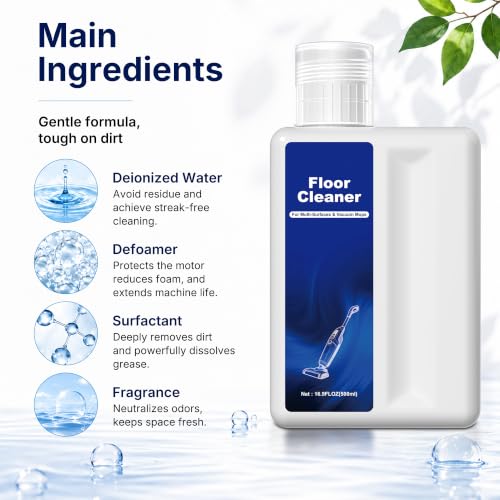 Image of Floor Cleaning Solution Compatible with Shark Vacmop Cleaner & Hydrovac