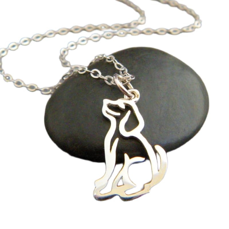 Bijoux chien en argent cadeau idéal pour amoureux des animaux et amie