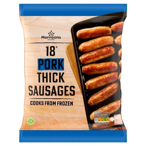 Morrisons 18 Pork Thick Sausages 900g